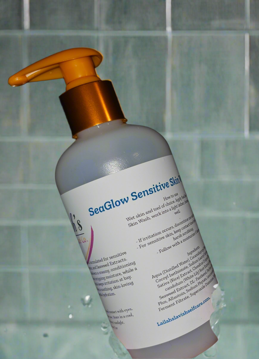 SeaGlow Sensitive Skin Wash 8oz