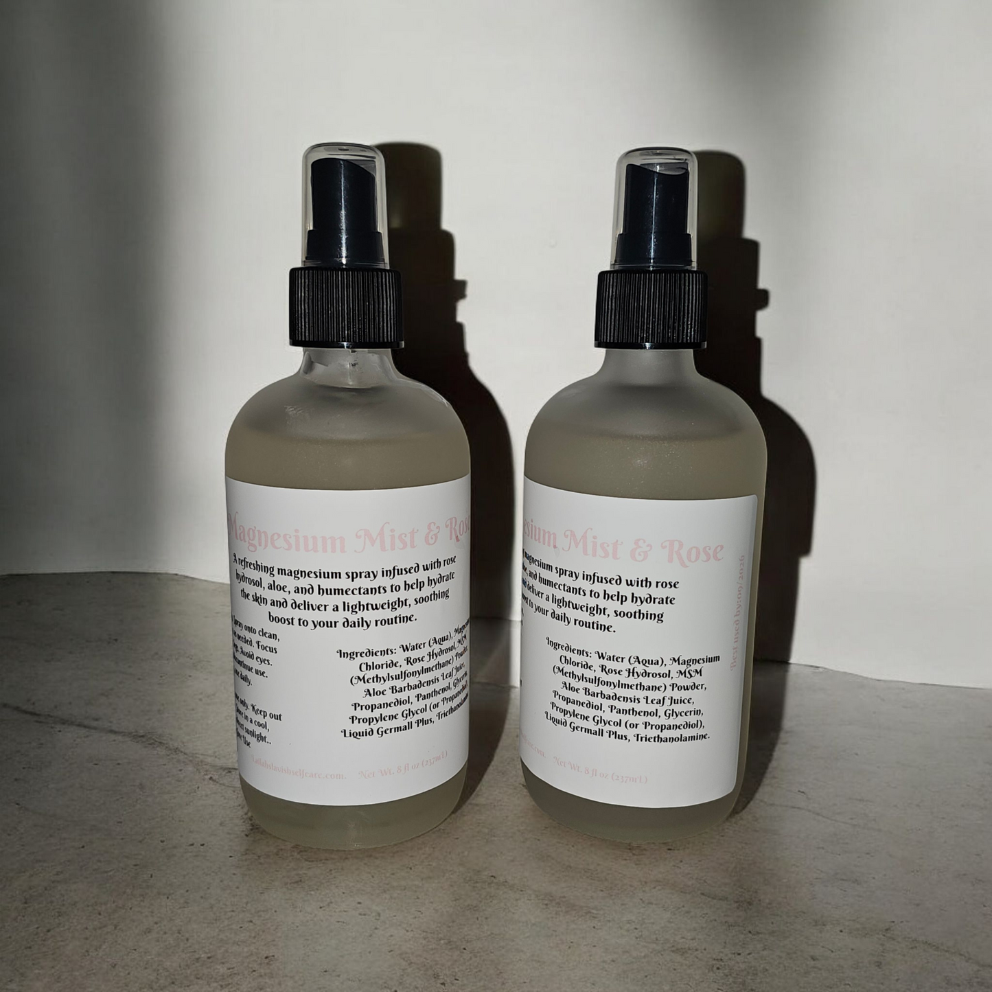Magnesium Mist & Rose 8oz