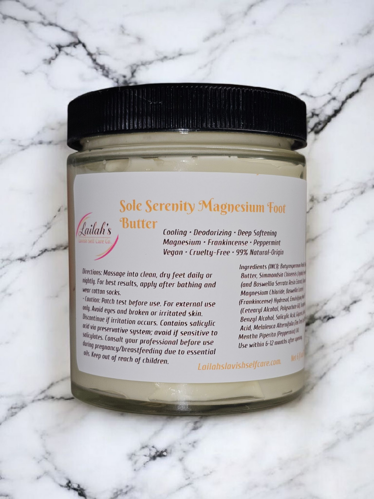 Sole Serenity Magnesium Foot Butter NET 6 FL Oz